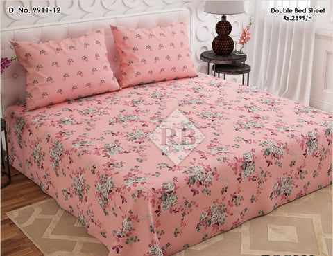 bedsheet king size 94 x 97 Cotton mix