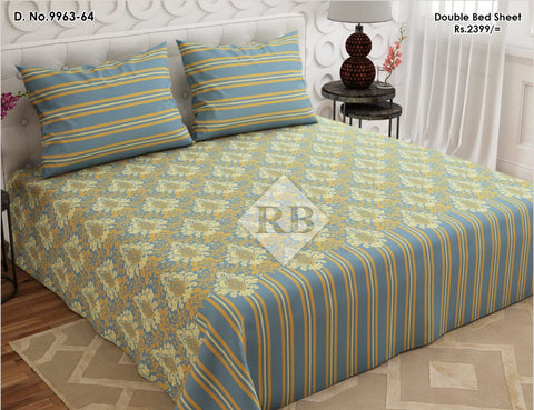 bedsheet king size 94 x 97 Cotton mix