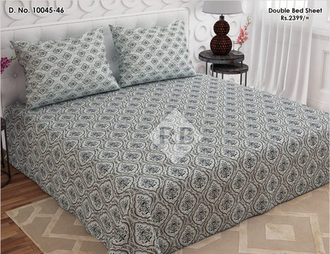 bedsheet king size 94 x 97 Cotton mix