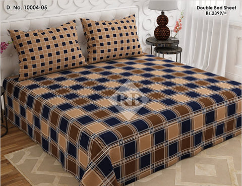 bedsheet king size 94 x 97 Cotton mix