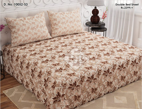 bedsheet king size 94 x 97 Cotton mix