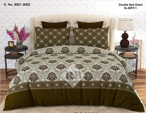 bedsheet king size 94 x 97 Cotton mix